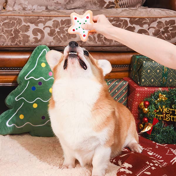 Happy Woofmas | Milk & Cookies - Plush Toy