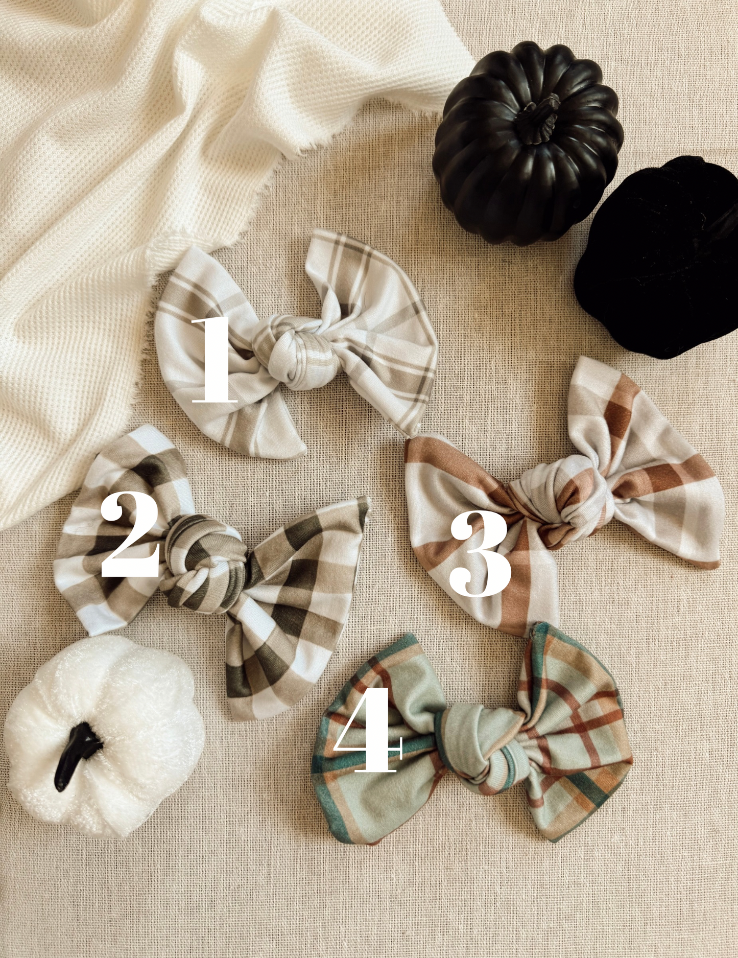 PERFECTLY PLAID BOWS
