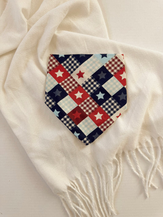 RED WOOF AND BLUE - COTTON