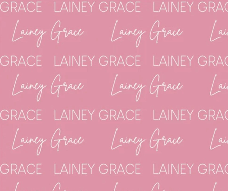 CUSTOM NAME BLANKET