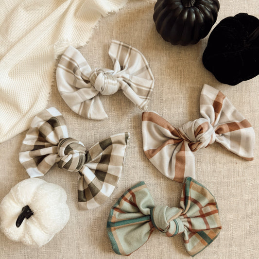 PERFECTLY PLAID BOWS