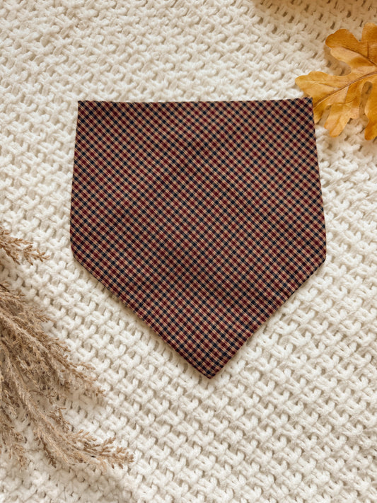 PAWFECT PLAID - COTTON