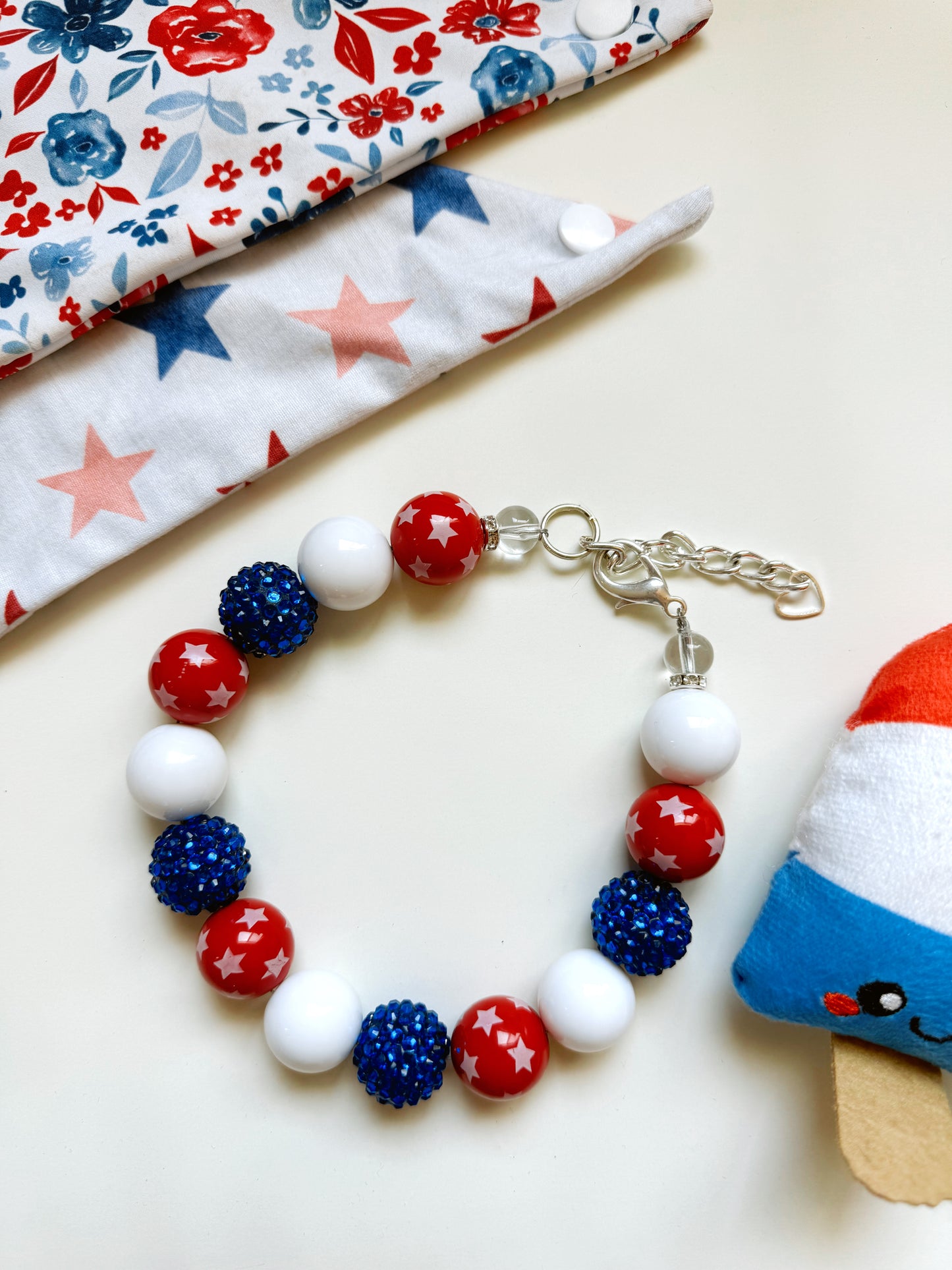 STAR SPANGLED PUP NECKLACE
