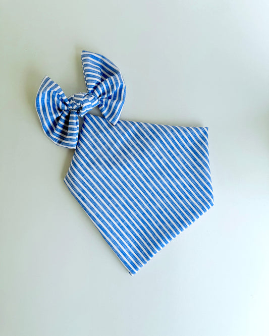 SAILOR STRIPE BANDANA - SWIM