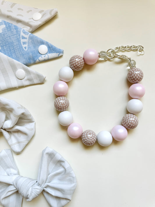 PREPPY PINK NECKLACE