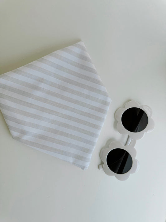 GRAY STRIPES BANDANA - SWIM