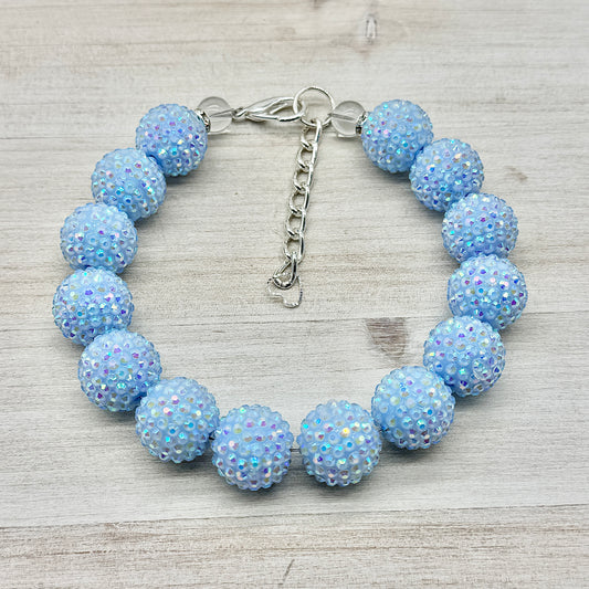 BLUE SHIMMER NECKLACE