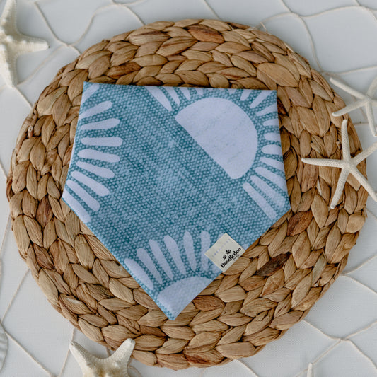 BLUE SKIES BANDANA - LINEN