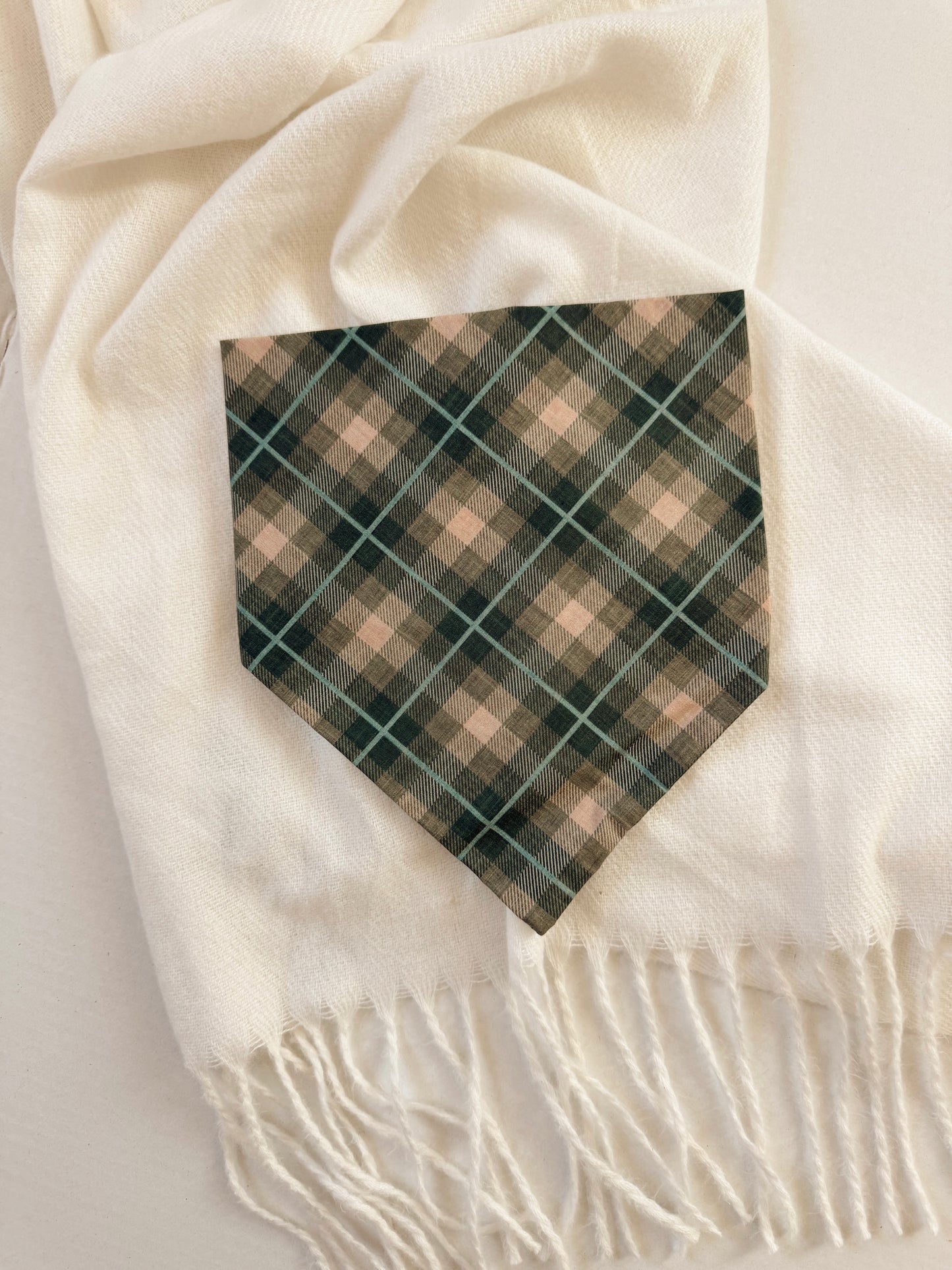 GREEN PLAID - COTTON