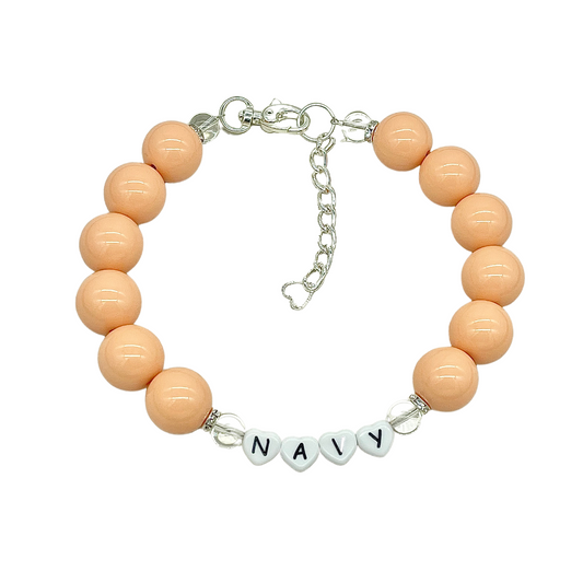 CREAMSICLE NAME NECKLACE