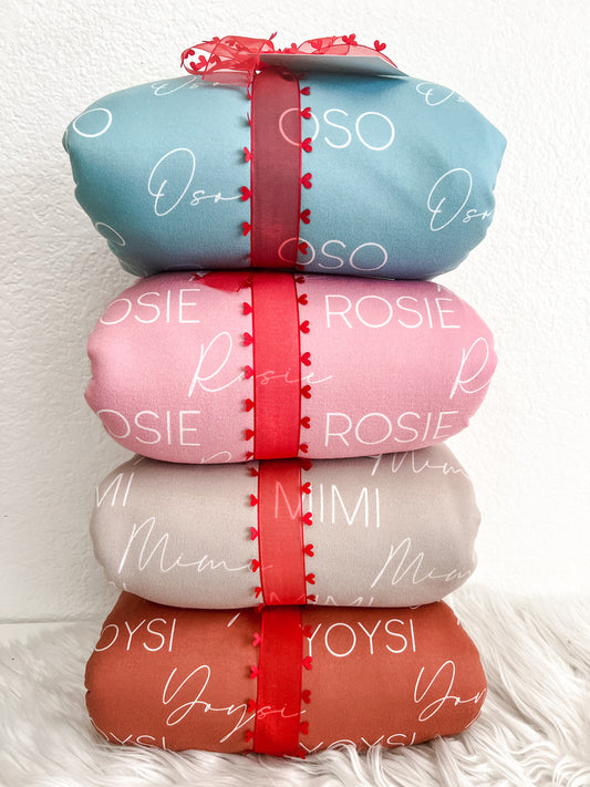 CUSTOM NAME BLANKET